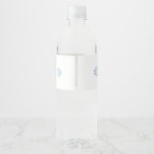 沿岸女性のカーボーイブルー海バチェロレッテ週末 ペットボトルラベル (裏面)