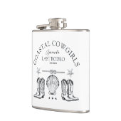 沿岸女性のカーボーイブーツウェスタンバチェロレッテ フラスク (左)