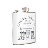 沿岸女性のカーボーイブーツウェスタンバチェロレッテ フラスク (右)