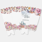 沿岸女性のカーボーイベビーシャワーパーティーポップコーンボックス フェイバーボックス (見開き)