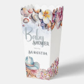 沿岸女性のカーボーイベビーシャワーパーティーポップコーンボックス フェイバーボックス (正面)