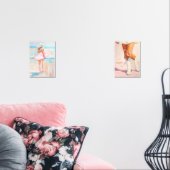 沿岸女性のカーボーイ油彩プリントセット2 (リビング)