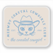 沿岸女性のカーボーイ美学イーストコーストキャットブルー シール (正面)
