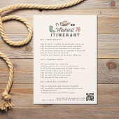 沿岸女性のカーボーイ週末の日程 招待状