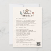 沿岸女性のカーボーイ週末の日程 招待状 (正面)