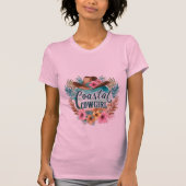 沿岸女性のカーボーイTシャツ Tシャツ (正面)