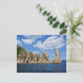 沿岸威厳のある尖塔 – Triozyorye, Sea of Japan ポストカード (スタンド正面)
