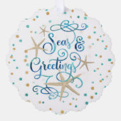 沿岸季節のごあいさつ写真年の概要 オーナメントカード (正面)