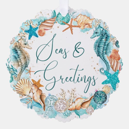 沿岸季節のごあいさつ年の概要写真 オーナメントカード (正面)