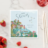 沿岸少年の赤ちゃんシャワーパーティー スタンダードランチョンナプキン (インサイチュ)