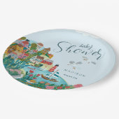 沿岸少年の赤ちゃんシャワーパーティー ペーパープレート (アングル)