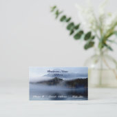 沿岸島の霧の風光明媚な名刺 名刺 (スタンド正面)
