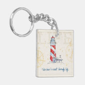 沿岸引用文|は生命によって惰走するのに時間をかけます キーホルダー (正面左)