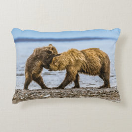 沿岸性褐色熊 アクセントクッション