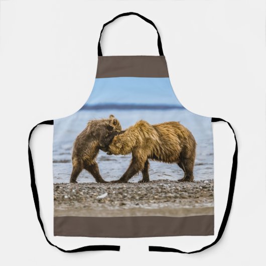 沿岸性褐色熊 エプロン (正面)
