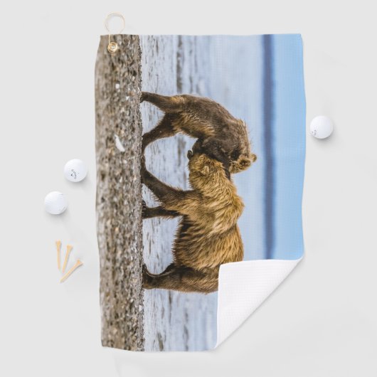 沿岸性褐色熊 ゴルフタオル (インサイチュ)