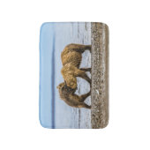 沿岸性褐色熊 バスマット (正面縦)