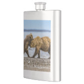 沿岸性褐色熊 フラスク (左)