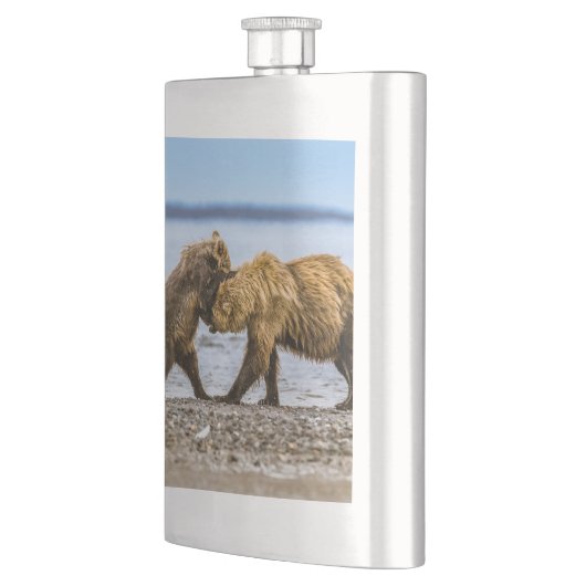 沿岸性褐色熊 フラスク (左)