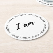 沿岸感動的 ラウンドペーパーコースター (アングル)