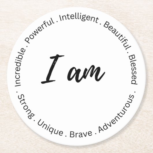 沿岸感動的 ラウンドペーパーコースター (正面)