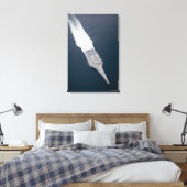 沿岸戦闘船の空中表示 キャンバスプリント (インサイチュ (寝室))