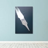 沿岸戦闘船の空中表示 キャンバスプリント (インサイチュ (ウッドフロア))