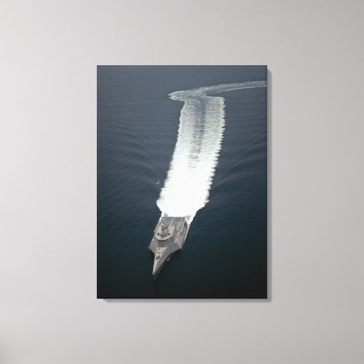 沿岸戦闘艦の独立2 キャンバスプリント (正面)