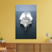 沿岸戦闘艦の独立 キャンバスプリント (インサイチュ (リビング))