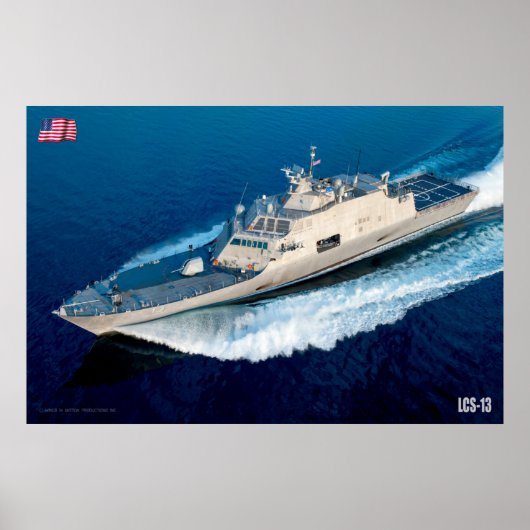 沿岸戦闘艦 – LCS-13 ポスター (正面)