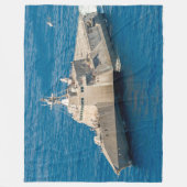沿岸戦闘艦 – LCS-4 フリースブランケット (正面)