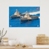 沿岸戦闘艦 – LCS-4 ポスター (キッチン)