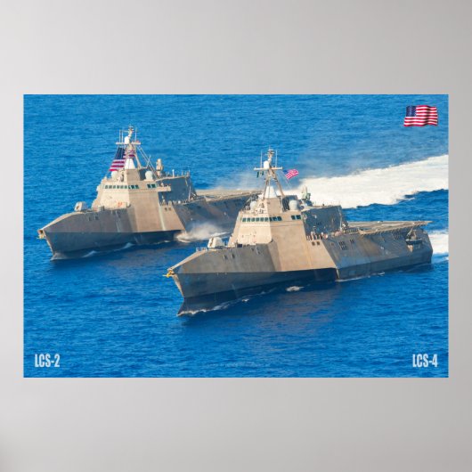 沿岸戦闘艦 – LCS-4 ポスター (正面)