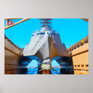 沿岸戦闘艦 – LCS-8 ポスター