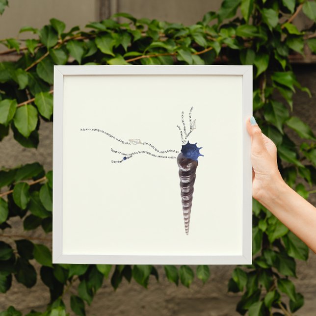 沿岸日本フローラ周年友好詩 メタルプリント (クリエイターアップロード済み)