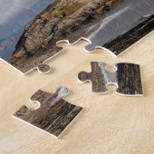 沿岸景色および灯台 ジグソーパズル (側面)