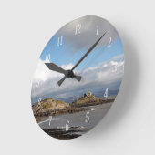 沿岸景観·灯台 ラウンド壁時計 (傾斜)