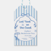 沿岸最後の乾杯 独身最後の週末 ギフトタグ (正面)