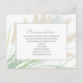 沿岸植物囲結婚いカード エンクロージャーカード