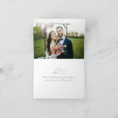 沿岸植物学結婚院 サンキューカード (内部)