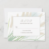 沿岸植物学結婚院 出欠カード (正面)