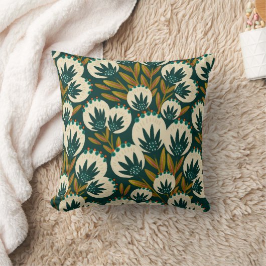 沿岸植物学装飾用クッション クッション (ブランケット)