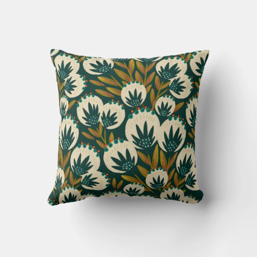 沿岸植物学装飾用クッション クッション (裏面)