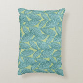 沿岸植物緑アクセント枕 アクセントクッション (裏面(縦))