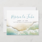 沿岸水の色の日付を保存スペインのする セーブザデート (正面)