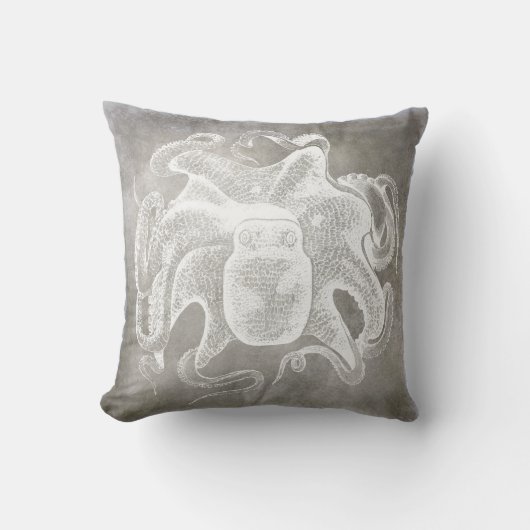沿岸水彩タコスシルバーピューターニュートラル クッション (正面)