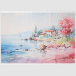 沿岸水彩色ティッシュペーパー又は織物 薄葉紙