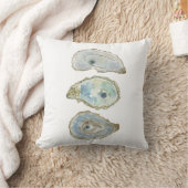 沿岸水色カキ – 垂直デザイン クッション (ブランケット)