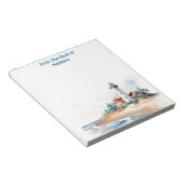 沿岸水色カスタム ノートパッド (アングル)