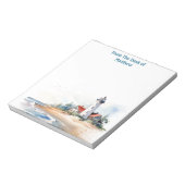 沿岸水色カスタム ノートパッド (回転)